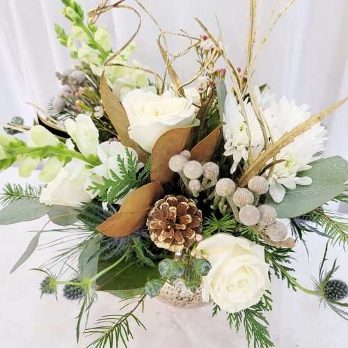 Starlight Metallic Vase Arrangement