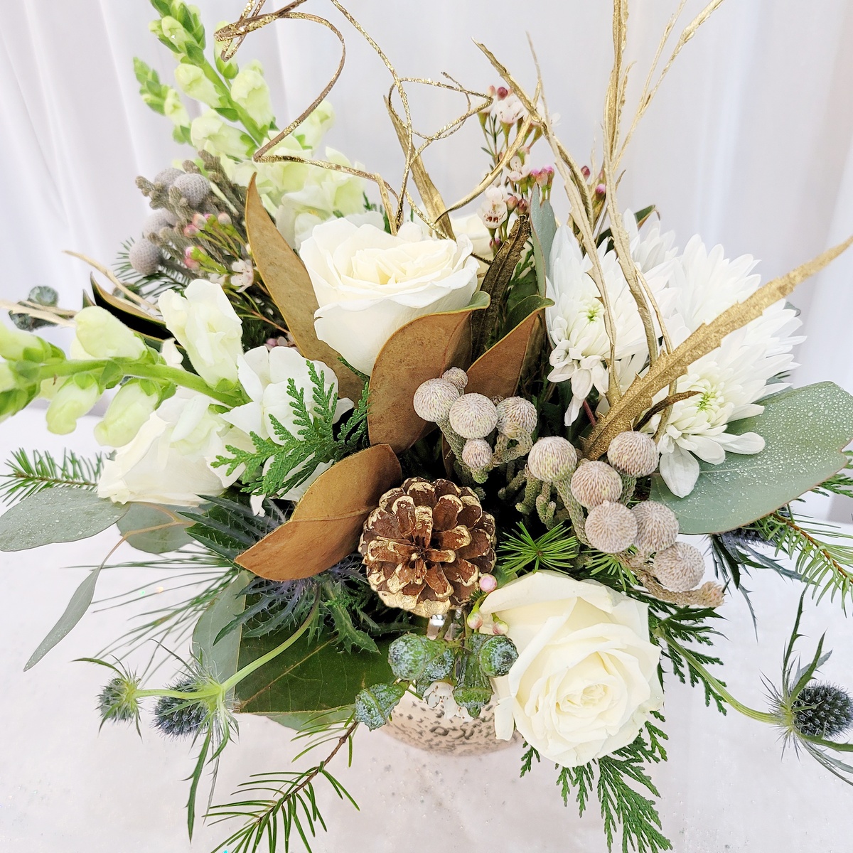 Starlight Metallic Vase Arrangement