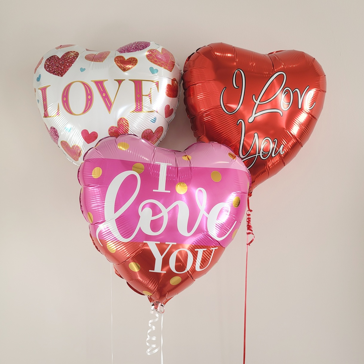 Valentine's Mylar Balloon Bundle (3) - Image 2